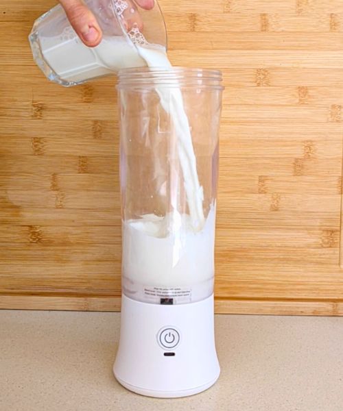 agregamos la leche entera o de avena