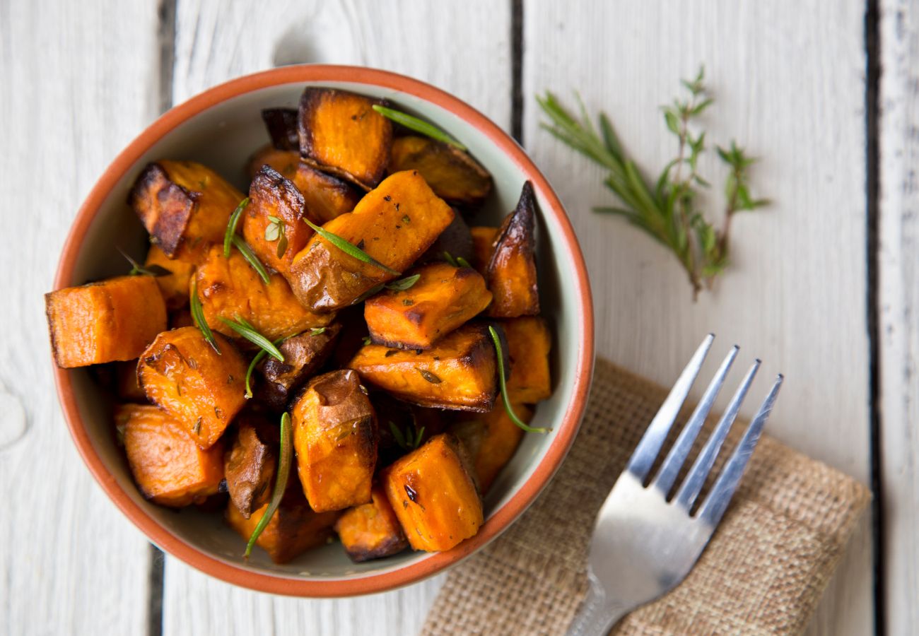 Boniato crujiente en freidora de aire o air fryer