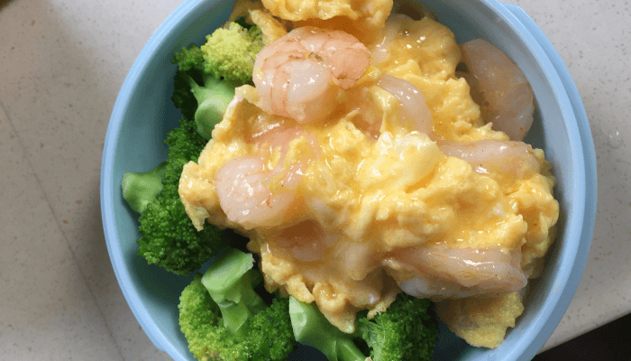 receta de huevo revuelto con brocoli