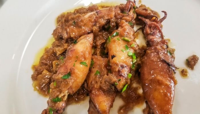 chipirones encebollados receta de la abuela