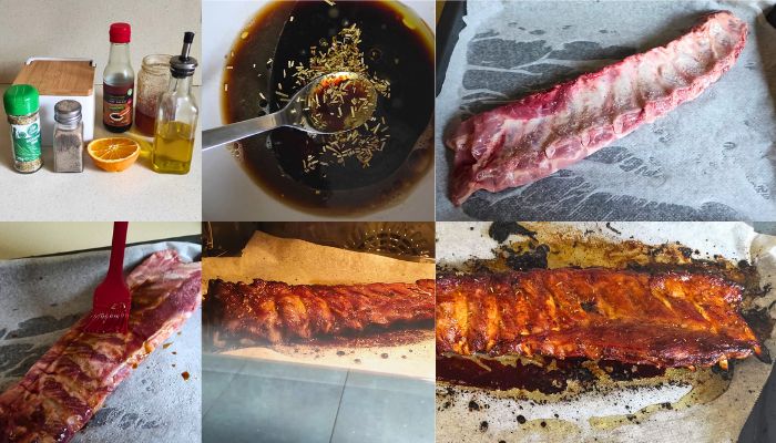 como hacer costillas de cerdo a la miel