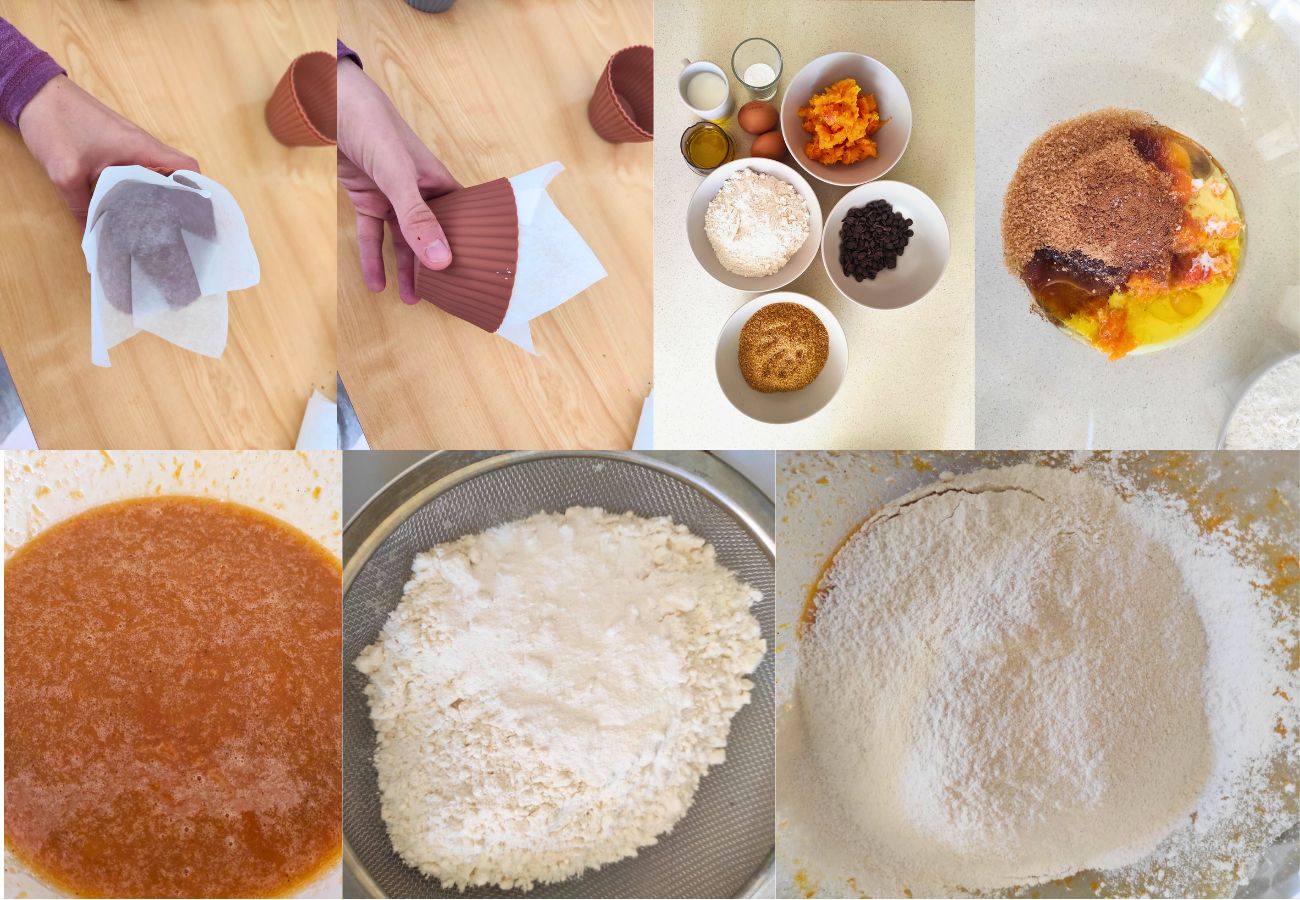 como hacer magdalenas de calabaza