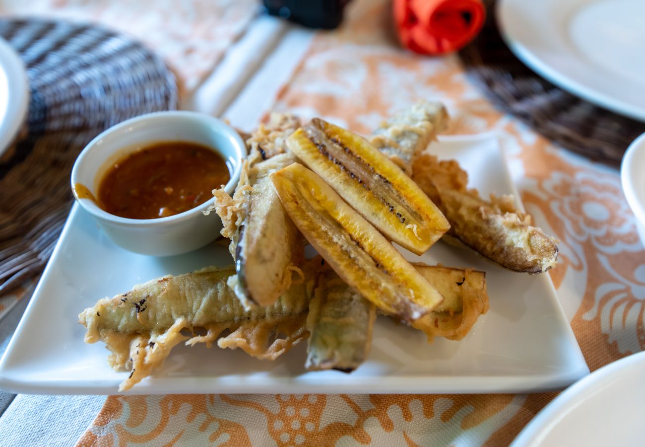 Palitos de berenjena freidora de aire