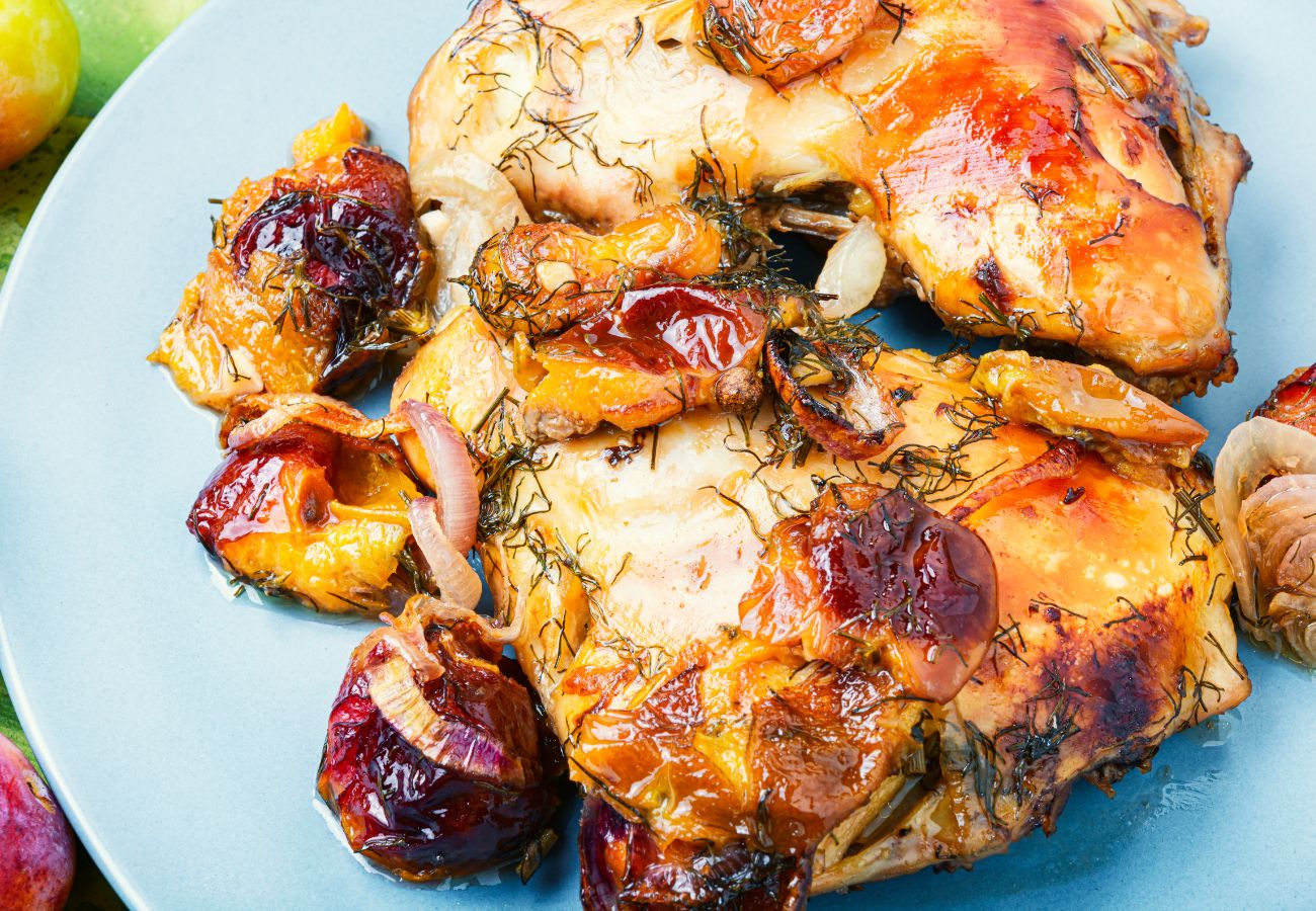 pollo rustido a la catalana