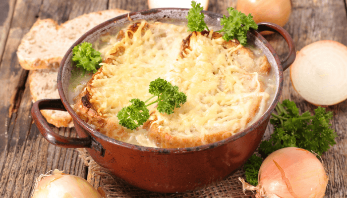 receta de sopa de cebolla francesa